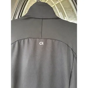 GapFit Womens Black Full Zip Active Jacket‎ Thumbholes Mock Neck XS thumbnail 2