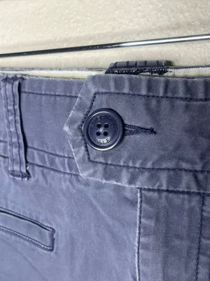 Y2K Vintage American Eagle Blue Low Rise Mini Shorts Stretch Cotton Chino thumbnail 6