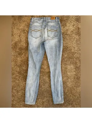 Abercrombie & Fitch Curve Love High Rise Super Skinny Jeans 2 Regular thumbnail 5