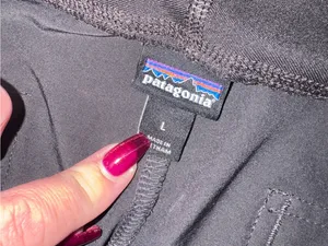 Patagonia Women's grey charcoal Jogger Pants size large thumbnail 5