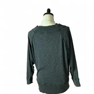 We The Free Gray Long Sleeve Pullover Sweatshirt Cozy Oversized Lounge Top‎ M thumbnail 3