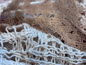 En Creme Crochet Spaghetti Strap Dress in Ivory‎ size Medium thumbnail 7