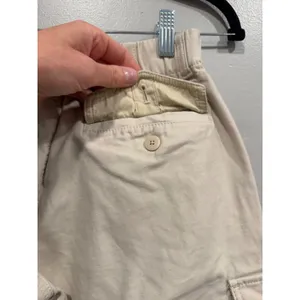 Uniqlo Cargo Pants Women's XS Beige Wide Leg‎ Cotton Utility Gorpcore thumbnail 6