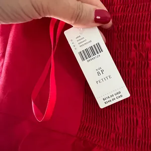 NWT FARM RIO X ANTHROPOLOGIE Strapless Structured Red Heart Mini Dress Sz L thumbnail 6
