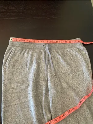 Old Navy Light Gray Women's Track Joggers thumbnail 3