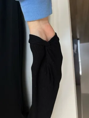 Reformation Belmont Knit Dress black xs thumbnail 9