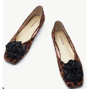C. Paravino Leopard Ballet Flats size‎ 39 Brown Size 8.5 thumbnail 1