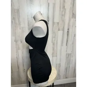 Pretty little things mini black dress thumbnail 2
