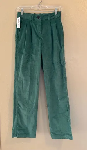 NWT Aritzia The Group Babaton Quota Corduroy Pant sz 0 thumbnail 1