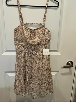 NEW Altar’d State Floral Mini Dress Size Medium NWT thumbnail 2