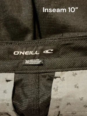 O’Neill Men’s Reserve Hybrid Shorts Size 30 Dark Grey Heather 10” Inseam Stretch thumbnail 3