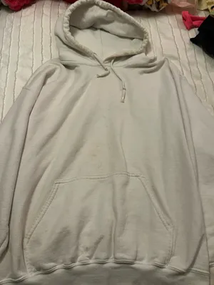 white Hoodie thumbnail 1