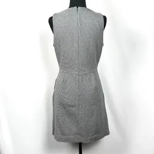 Madewell Dress Womens M Wedding Guest Resort‎ Vacation Sleeveless Cotton Gray thumbnail 3