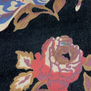 Vero Moda Velvet Floral Lined Dressy Top thumbnail 2
