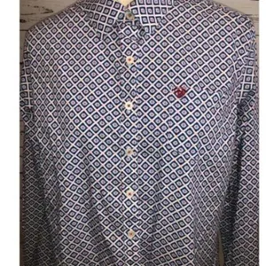 Ariat Real Western M Shirt Long‎ Sleeve Button front fitted Plaid thumbnail 7
