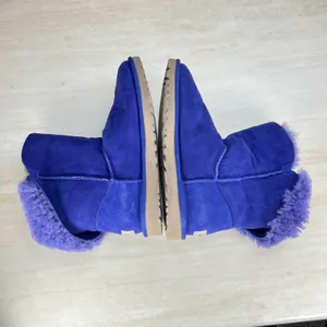 UGG Australia Bailey Button Blue Suede Sheepskin Boots 5803 Womens 8 thumbnail 10