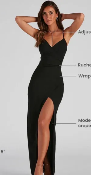 Windsor white long dress thumbnail 7