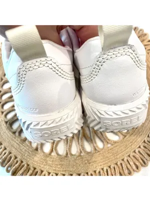 Sorel Ona Ave Low Sneakers Size 6.5 Sea Salt Bleached Ceramic Waterproof thumbnail 7