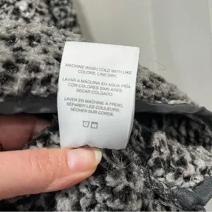 Thread & Supply Cozy Sherpa Fleece Pullover Sweatshirt 1/4 Zip Grey‎ Size Small thumbnail 8