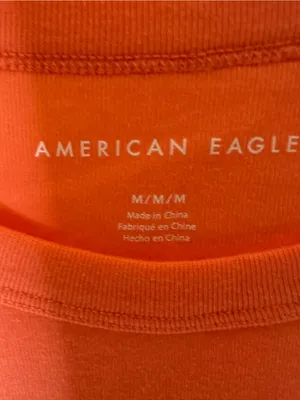 American Eagle Outfitters Orange Graphic 'Sunny Days Ahead' Tee thumbnail 6