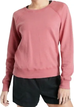 Athleta Sundown Sweatshirt Crew Neck Long Sleeve Oversized Pullover Glow Pink S thumbnail 2