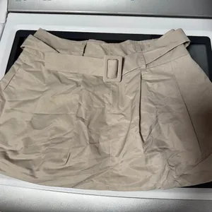 Peppermayo Mooncharged Mini Skirt Mushroom Grey Belted Size 6 NWT thumbnail 6