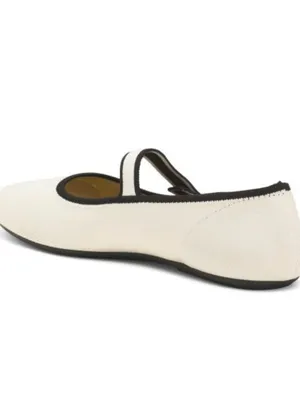 NEW AEROSOLES Boaz Flats Mary Jane Eggnog / Black Flat Comfort SZ-9 thumbnail 2