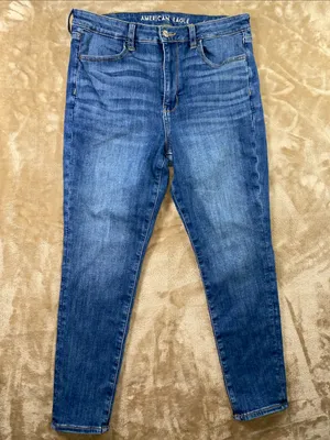 American Eagle Outfitters Women’s Skinny Jeans - Classic Blue Wash thumbnail 3