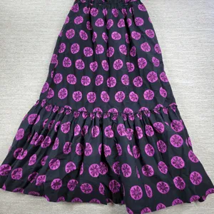 Free People Leanna Dress Womens M Black‎ Purple Bandeau Summer Boho Empire thumbnail 14