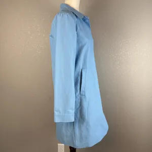 Herschel Supply Co. Womens‎ Mac Coat Size M Rain Trench Alaskan Blue NEW thumbnail 6