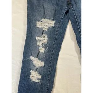Soho Curvy Cropped Boyfriend Jeans Womens Distressed Size 8 thumbnail 3