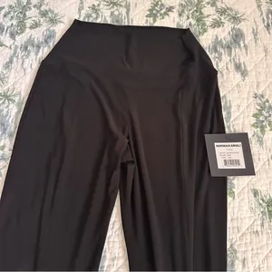 Norma Kamali Fishtail Pant Black M Flare Bellbottoms Stretch Free People thumbnail 14