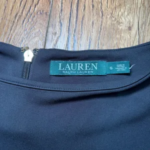 Lauren Ralph Lauren Black Jumpsuit Women's Small Gold Zipper Adjustable Waist thumbnail 2