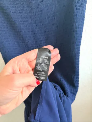 ARITZIA Wilfred Eldorado Mini Dress Smocked Square Neckline M thumbnail 8