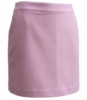 IZOD Golf Skort‎ Women 6 Pink Athletic Tennis Skirt Side Zip Button Golfcore thumbnail 1