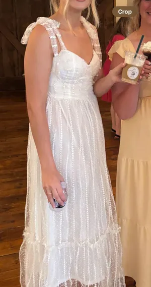 Altar'd State Dress White Lace thumbnail 1