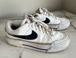 Nike Court Legacy Lift Platform Sneakers Size Womens 8 thumbnail 5
