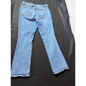 Abercrombie & Fitch Curve Love Jeans 30 10R Medium Wash Raw Hem Bootcut Denim thumbnail 2