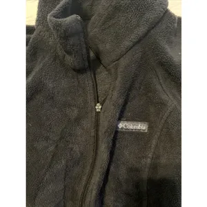 Columbia Women's Full Zip Up Fleece Jacket High Neck Long Sleeves Black Medium thumbnail 3