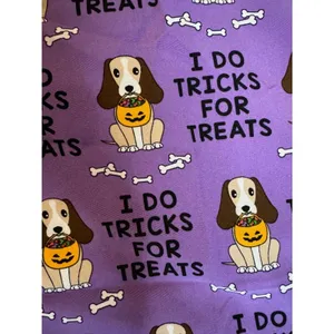 Prints By Maevn Scrubs Halloween Dogs Vet Women Size XS Uniform Medical thumbnail 6