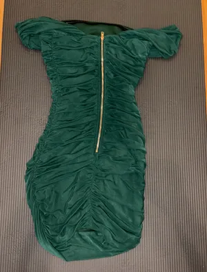 Off the shoulder dress Green Size XS thumbnail 2