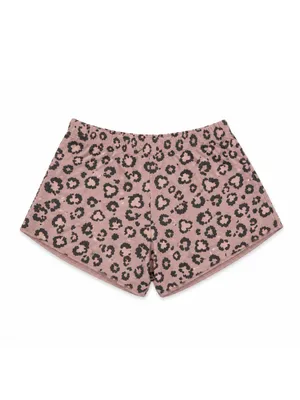 Mighty Fine Pink Leopard Print Athletic Shorts thumbnail 4