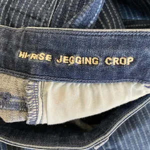American Eagle Striped‎ Stretch Hi-Rise Jegging Crop Womens Jeans Size 4 Long thumbnail 7