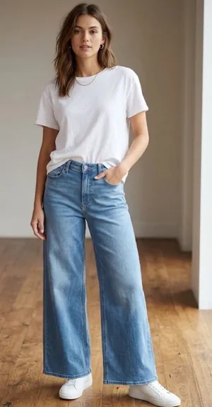 Universal Thread High-Rise Wide-Leg Jeans | Size 12R thumbnail 1