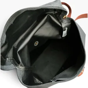Longchamp Le Pliage Sac A Dos Vintage Y2K Nylon Leather Backpack Rare thumbnail 7