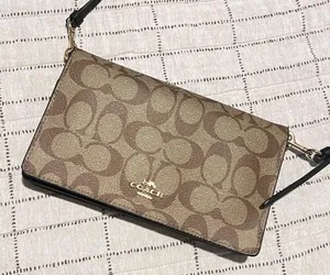 Coach Signature Canvas Crossbody Purse thumbnail 2