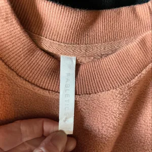 Fabletics crewneck sweatshirt Size S pumpkin spice color thumbnail 2