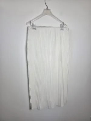 NEW Marc New York White Midi Skirt Pleated Formal Church Wedding Bridal Medium thumbnail 4