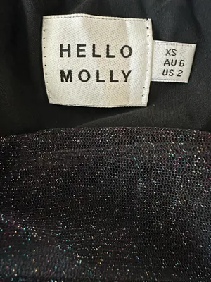 Hello Molly NOUGHTS AND CROSSES DRESS BLACK thumbnail 5
