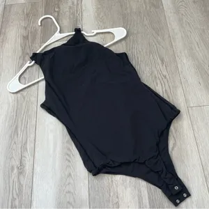 Skims Highneck Bodysuit fits everybody womens Black (small) basic going out chic thumbnail 2